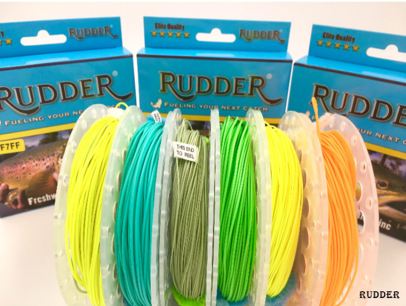 Fly Line with loops Single Color Rudder Fishing